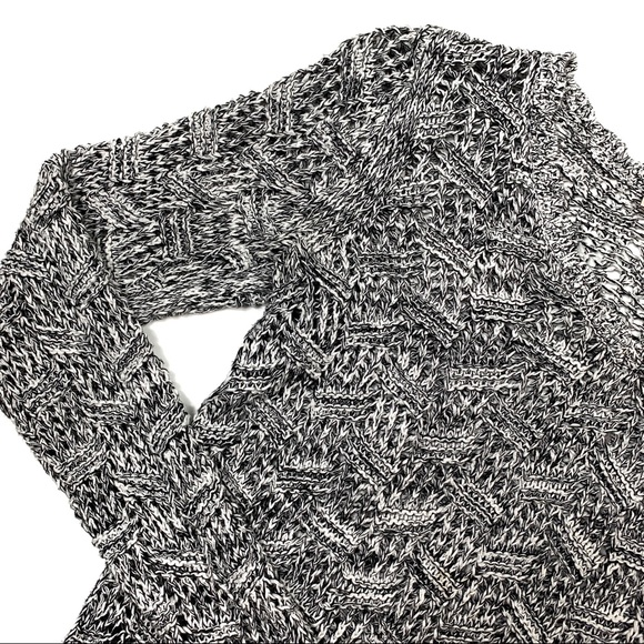 Ann Taylor LOFT Black and White Knit Sweater - Picture 4 of 8